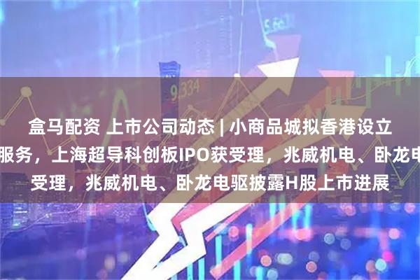 盒马配资 上市公司动态 | 小商品城拟香港设立子公司提供公司秘书服务，上海超导科创板IPO获受理，兆威机电、卧龙电驱披露H股上市进展